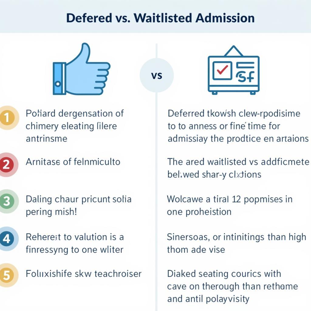 So sánh Deferred vs Waitlisted