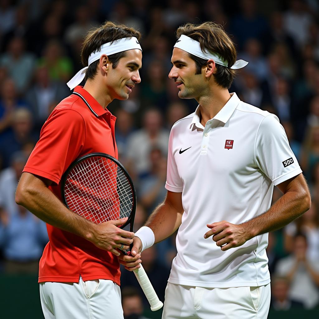 Di sản của hai huyền thoại Sampras và Federer