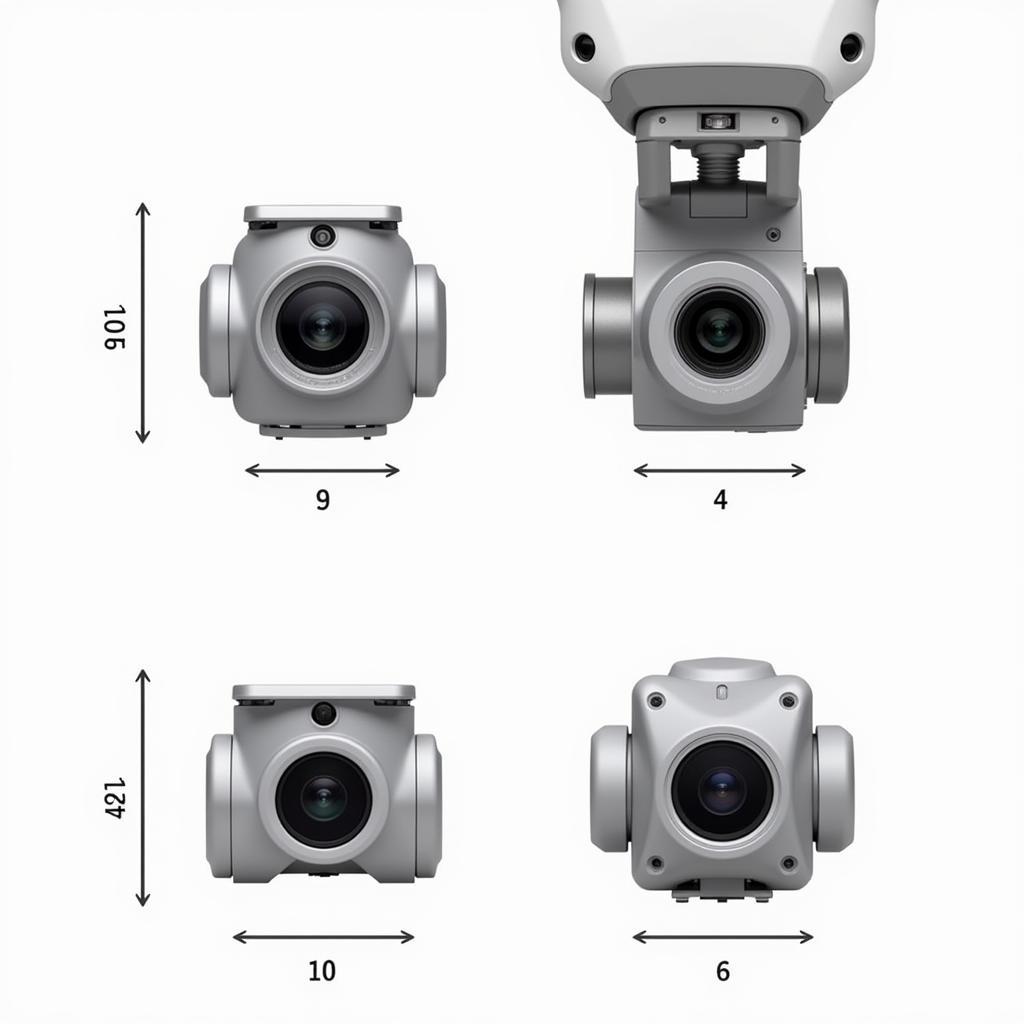 So sánh camera DJI Phantom 4 và 4 Pro