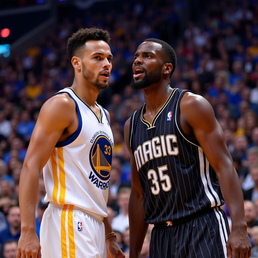 Đối đầu kịch tính giữa Warriors vs Magic