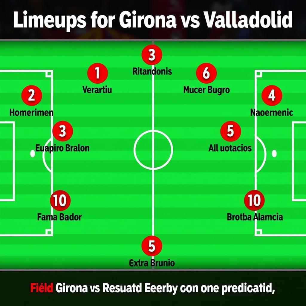 Đội hình dự kiến Girona vs Valladolid