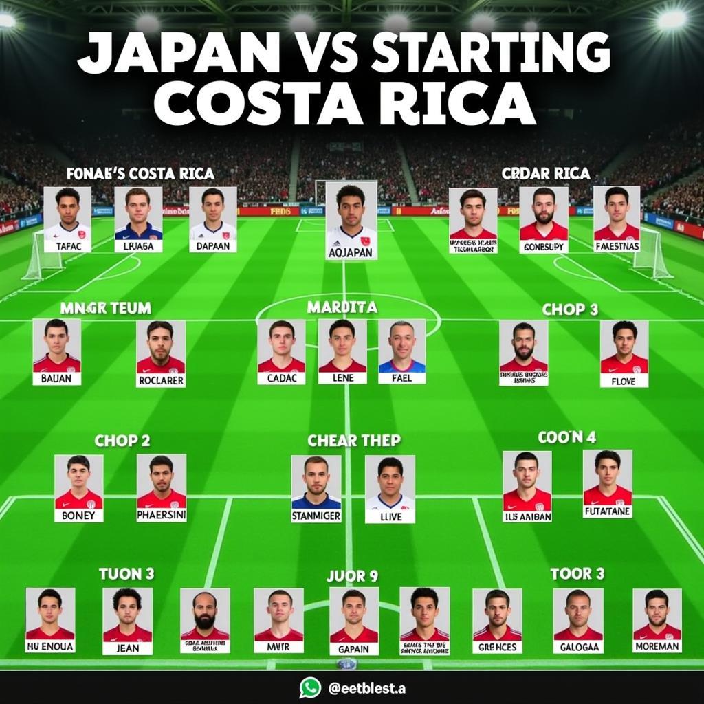 Đội hình dự kiến Nhật Bản vs Costa Rica