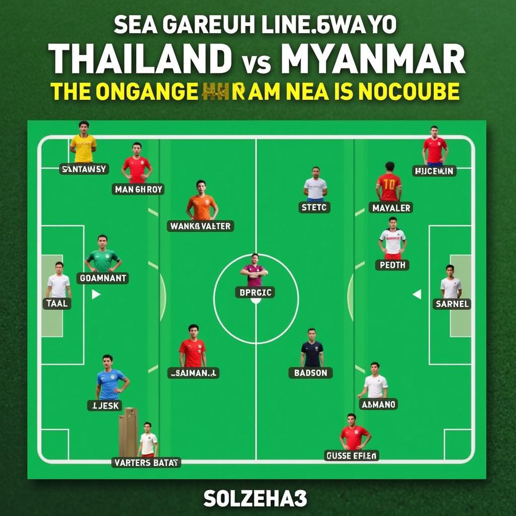 Đội hình dự kiến Thái Lan vs Myanmar Seagame 32