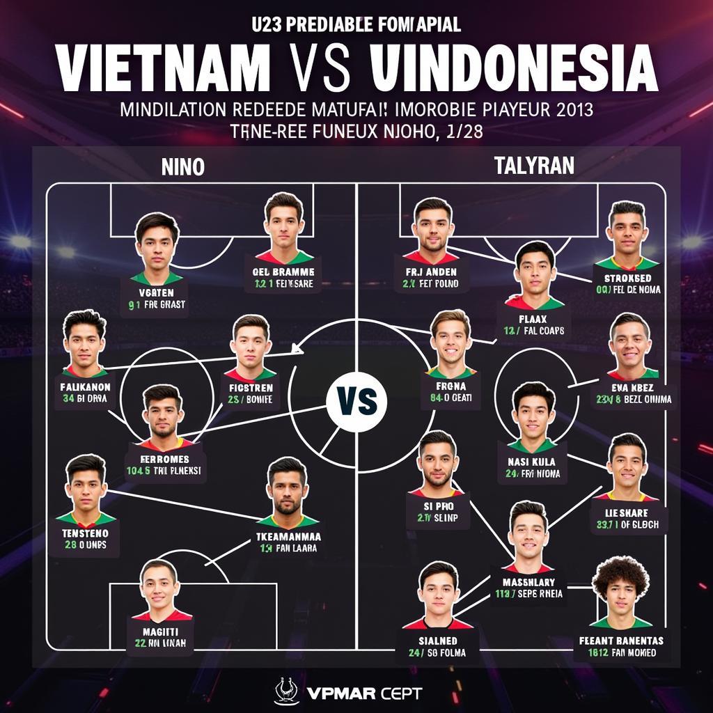 Đội Hình Dự Kiến U23 Việt Nam vs U23 Indonesia