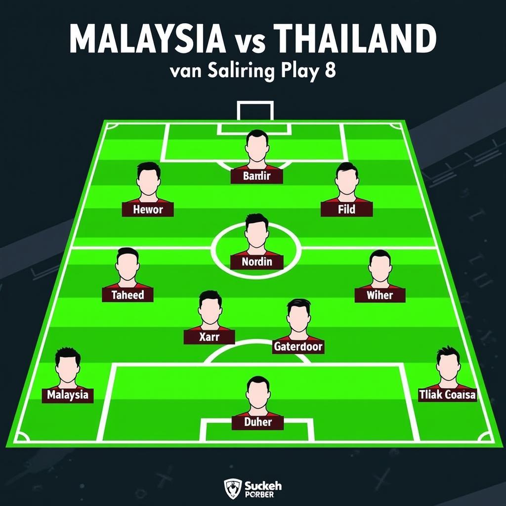 Đội hình Malaysia và Thái Lan