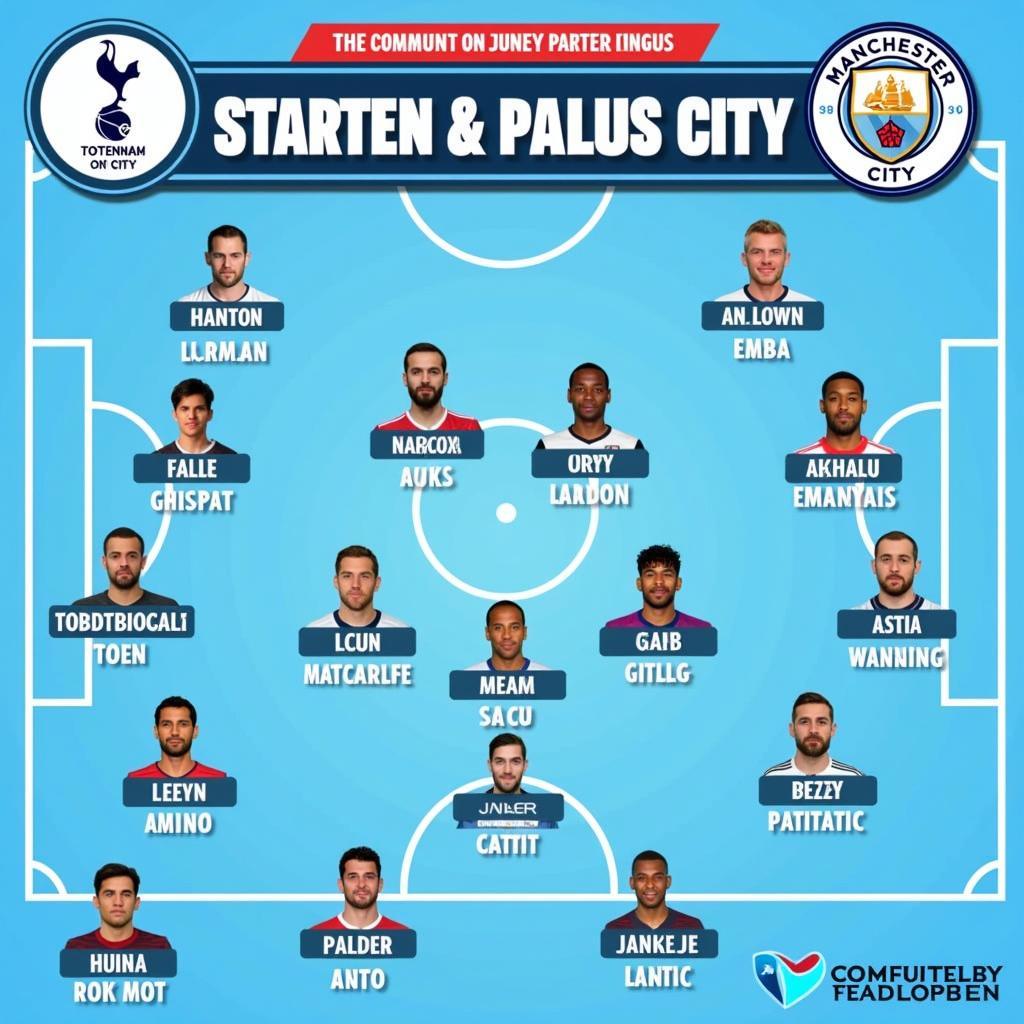 Đội Hình Ra Sân Tottenham vs Man City