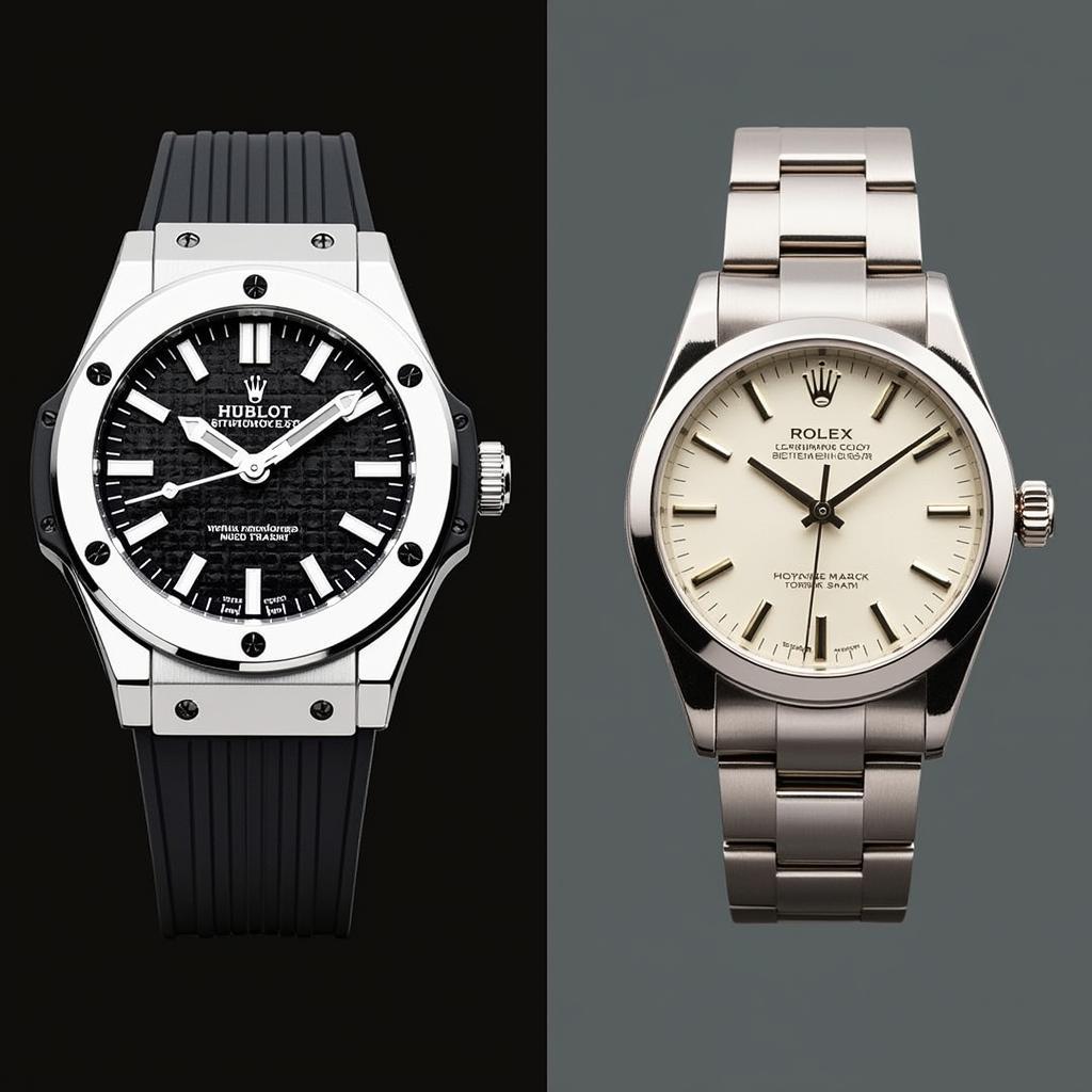 So sánh đồng hồ Hublot và Rolex