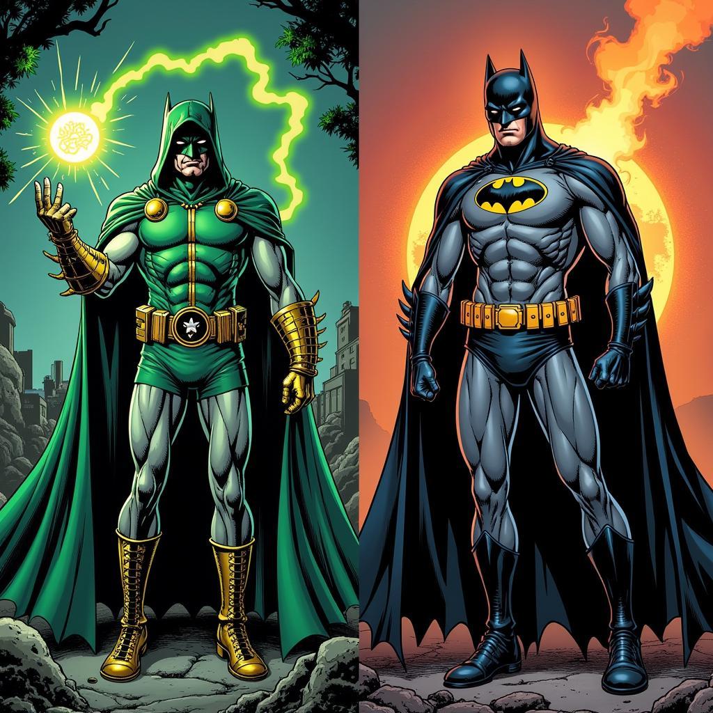 So sánh sức mạnh Dr Doom vs Batman