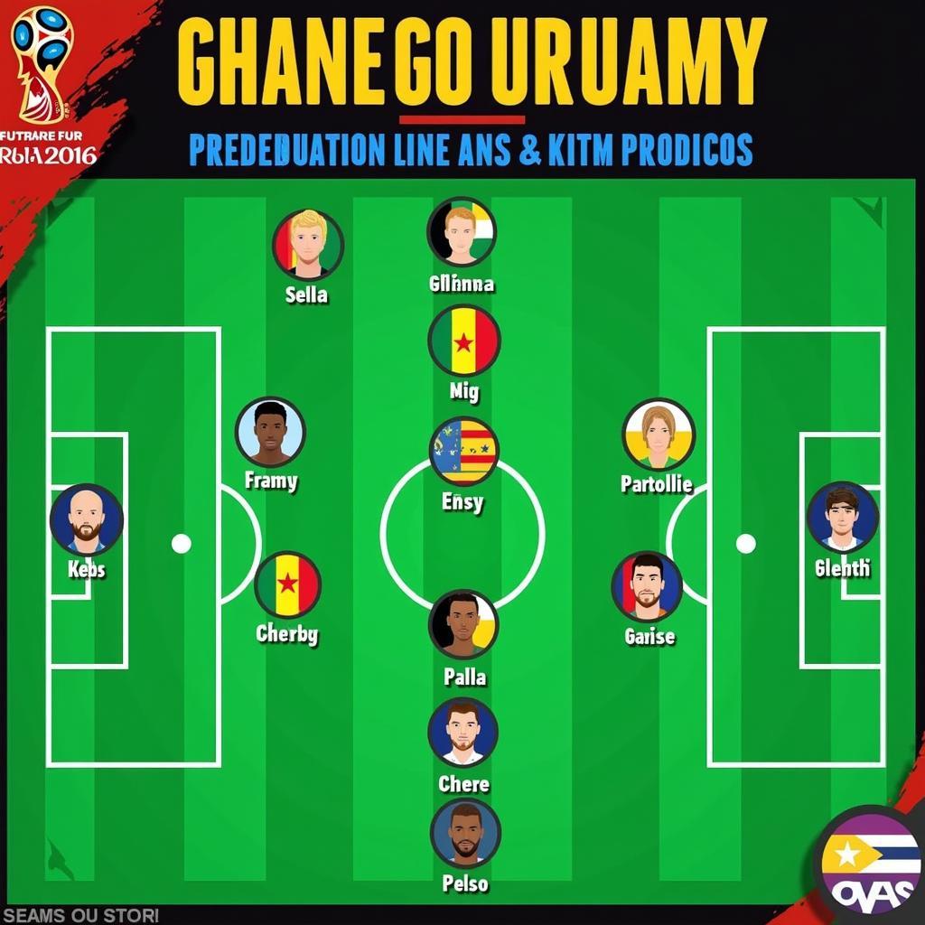 Dự đoán đội hình Ghana vs Uruguay