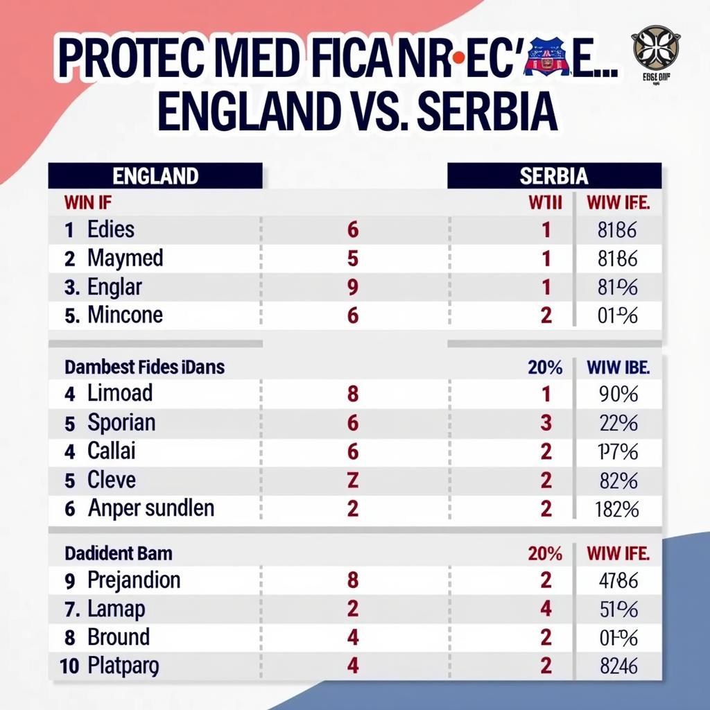 Dự đoán kết quả trận đấu Anh vs Serbia