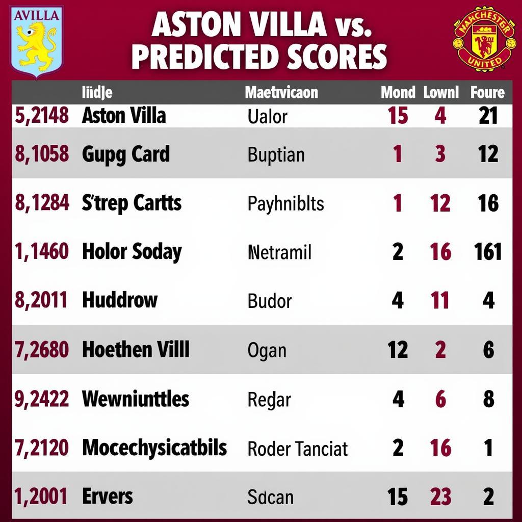 Dự đoán kết quả trận đấu Aston Villa và Sheffield United