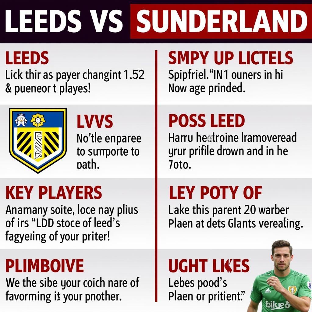 Dự đoán kết quả Leeds vs Sunderland