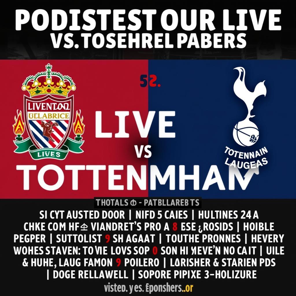 Dự đoán kết quả trận đấu Live vs Tottenham: Nhận định của chuyên gia