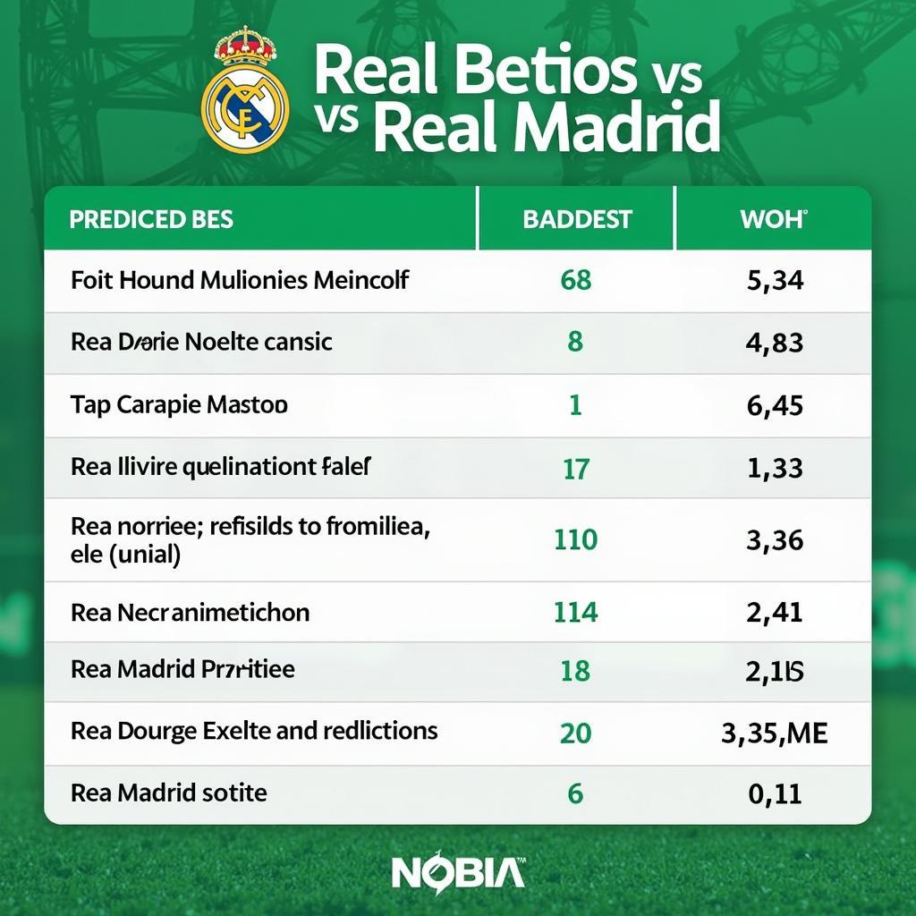 Dự đoán kết quả Real Betis vs Real Madrid