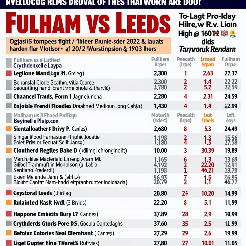 Dự đoán kết quả soi kèo Fulham vs Leeds