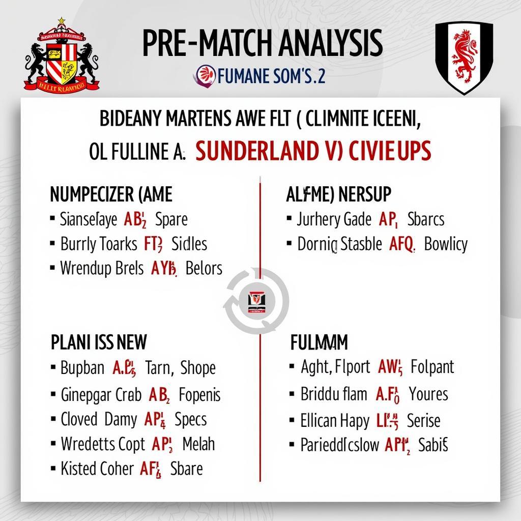 Dự đoán kết quả Sunderland vs Fulham