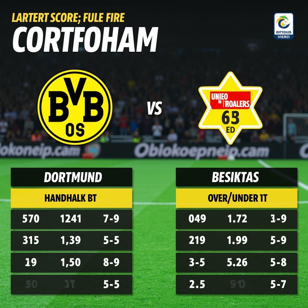 Dự đoán kết quả trận đấu Dortmund vs Besiktas