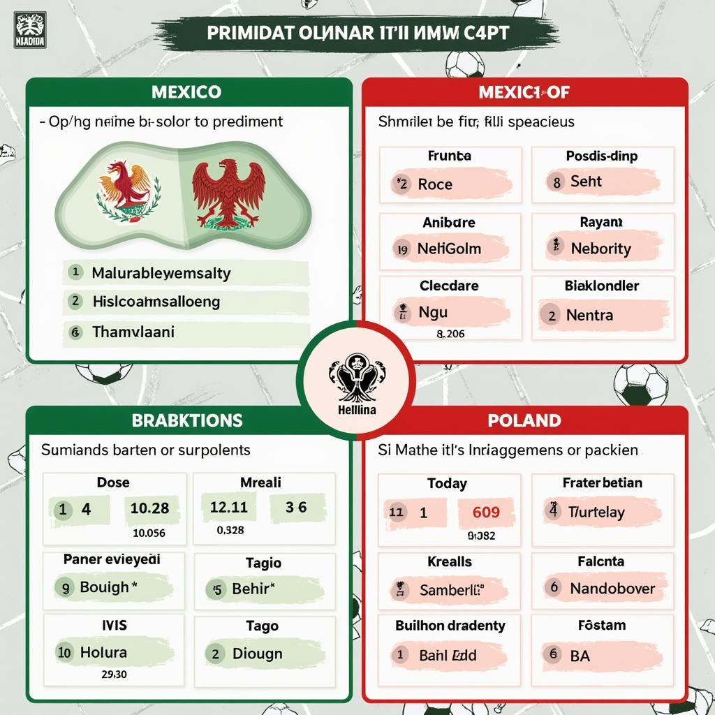 Dự đoán tương lai Mexico vs Ba Lan