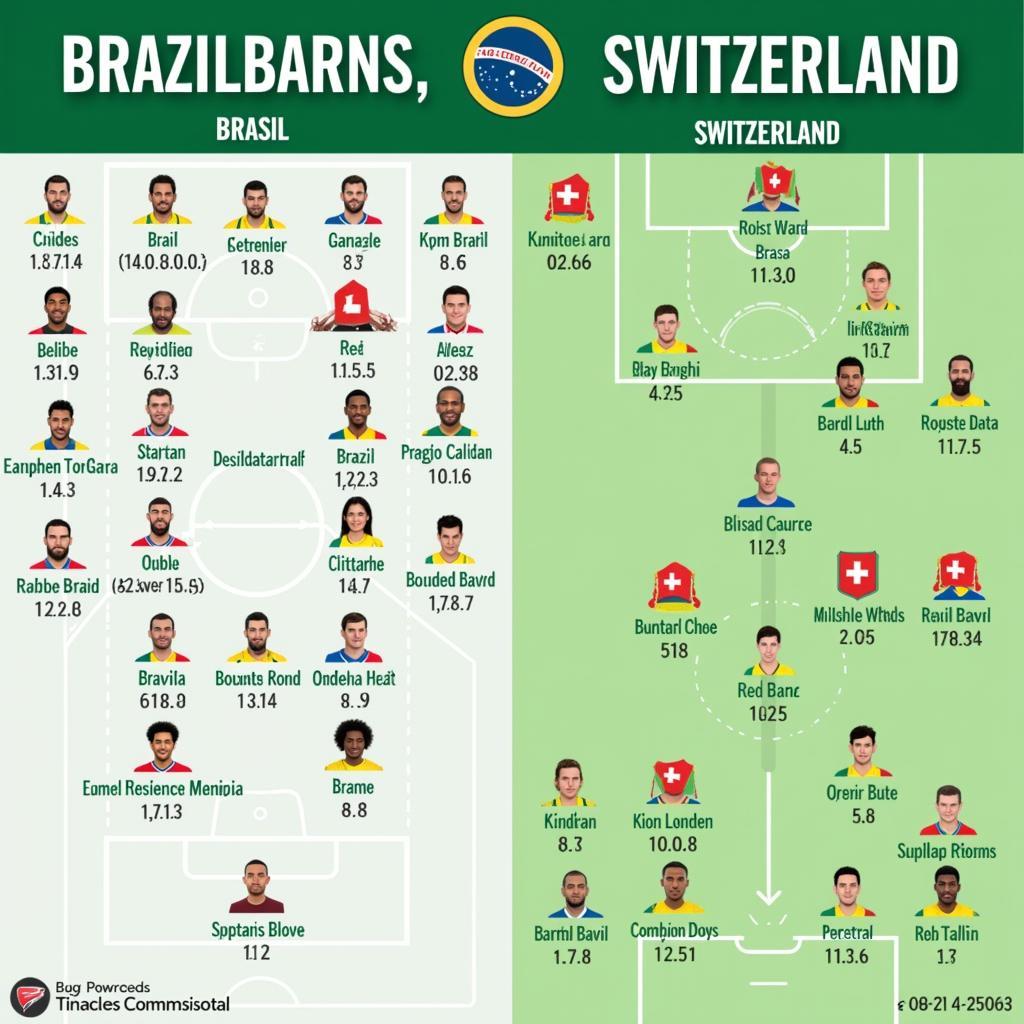 Phân tích sức mạnh Brazil vs Thụy Sĩ