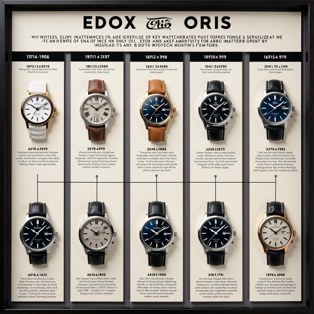 Lịch sử Edox và Oris