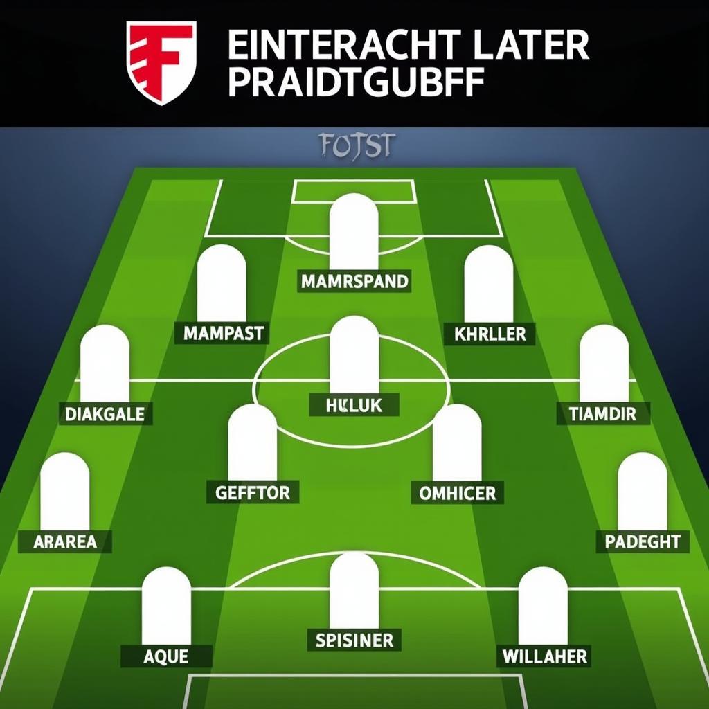 Đội hình Eintracht Frankfurt ra sân