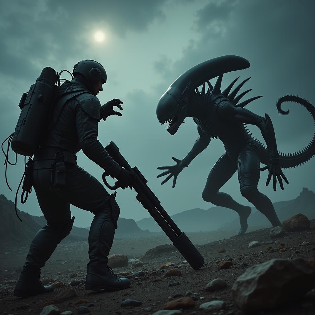 Engineer và Xenomorph trong cuộc chiến sinh tồn