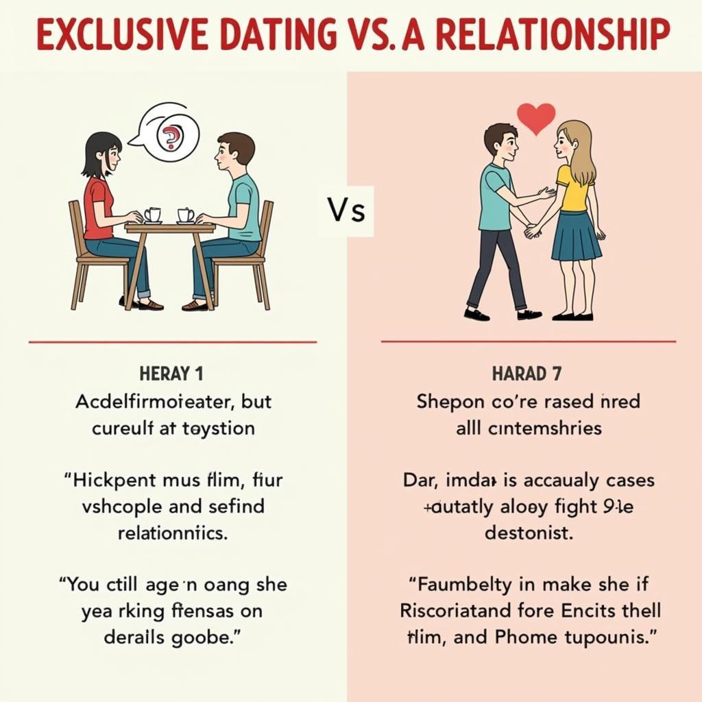 Sự Khác Biệt Giữa Exclusive Dating và Relationship - Tìm Hiểu