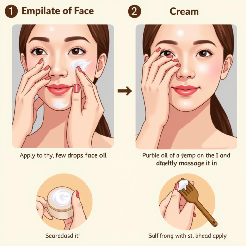 Cách sử dụng Face Oil và Cream