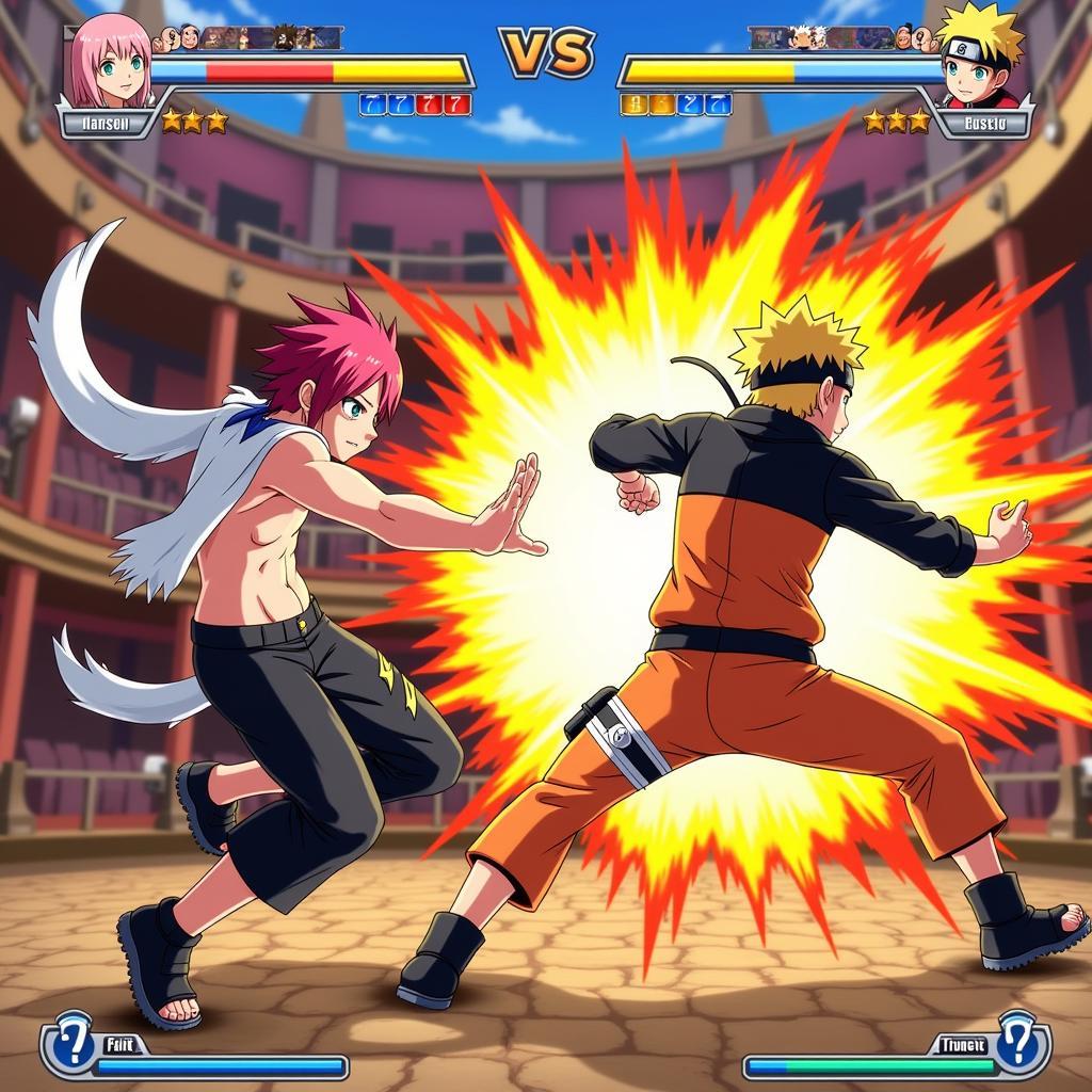 Fairy Tail vs Naruto Mugen: Đối Đầu Đỉnh Cao