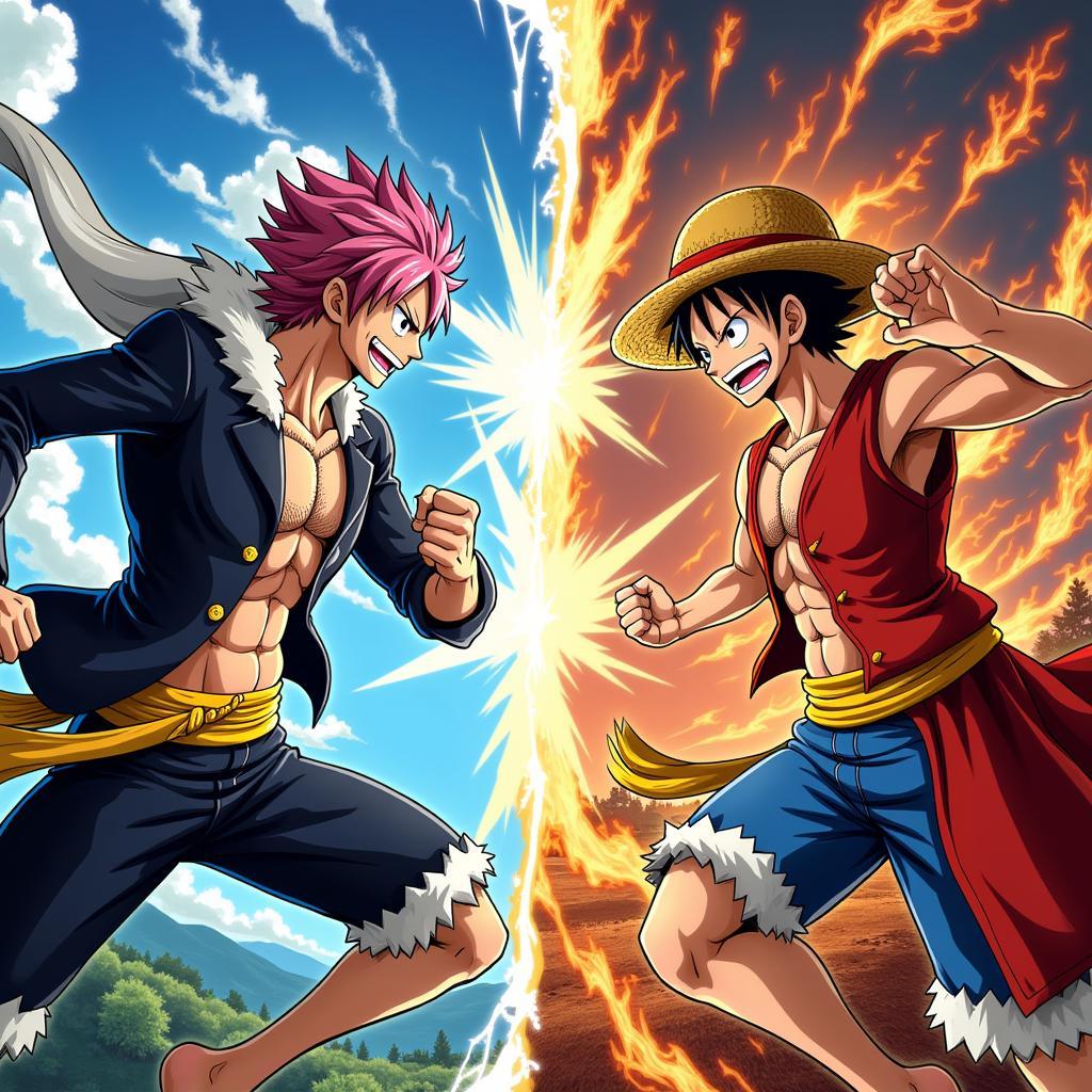 Fairy Tail vs One Piece 3.3: Đối Đầu Nảy Lửa