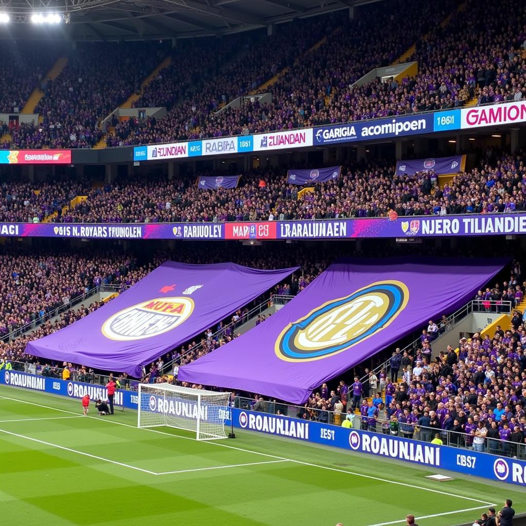 Cổ động viên cuồng nhiệt của Fiorentina và Inter Milan