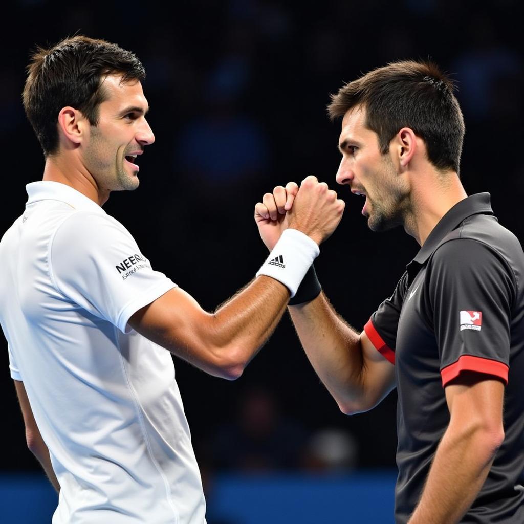 Federer và Djokovic tại Australian Open 2016