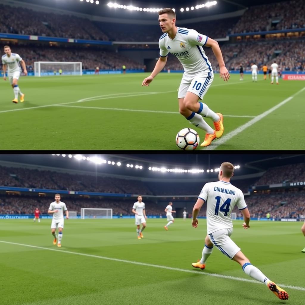 So sánh đồ họa FIFA 19 Switch và PS4