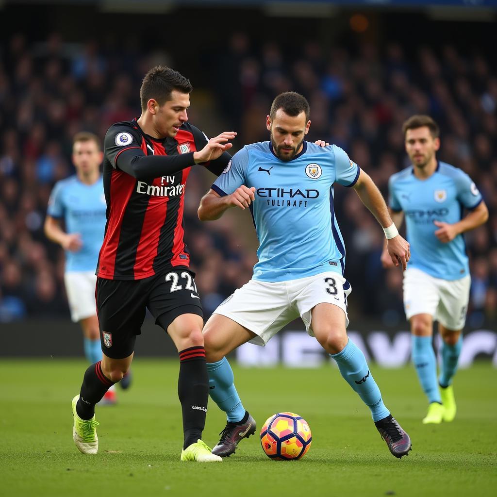 Hàng phòng ngự Fulham chơi chắc chắn trước sức ép của Man City