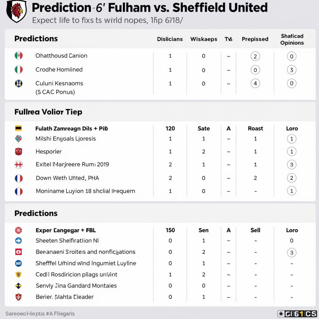 Dự đoán kết quả trận đấu Fulham vs Sheffield United