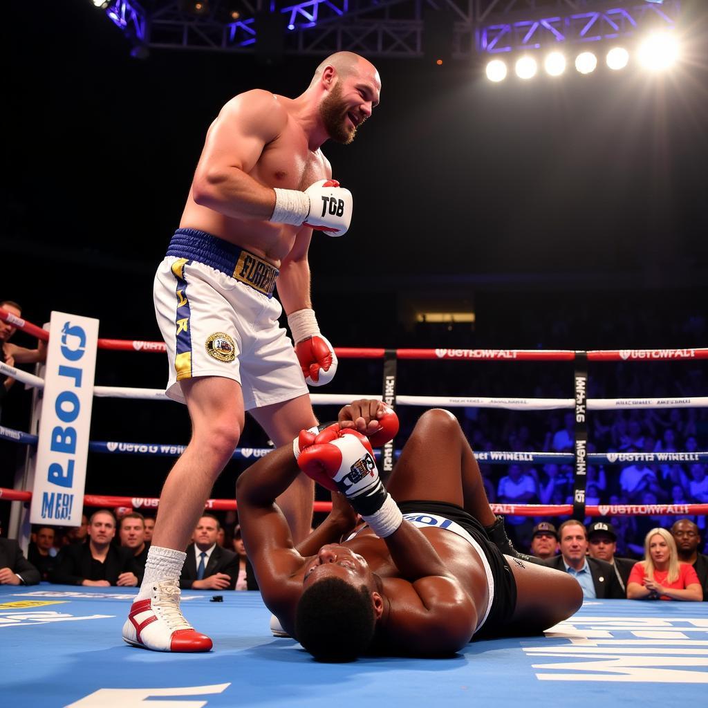 Tyson Fury hạ gục Deontay Wilder