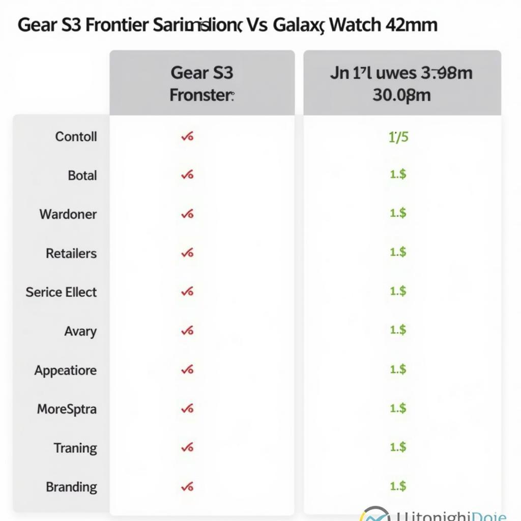 So sánh giá Gear S3 Frontier và Galaxy Watch 42mm