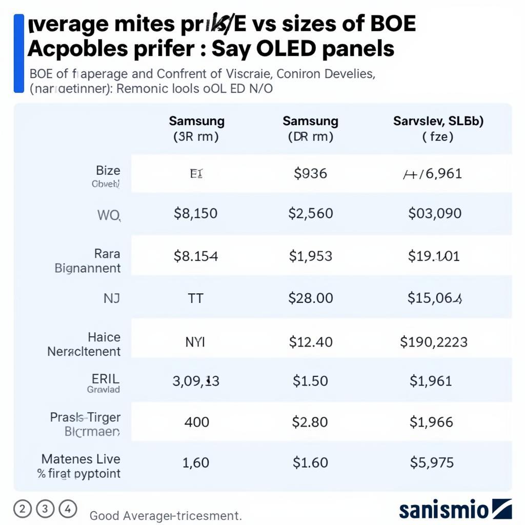 Giá Thành BOE vs Samsung OLED