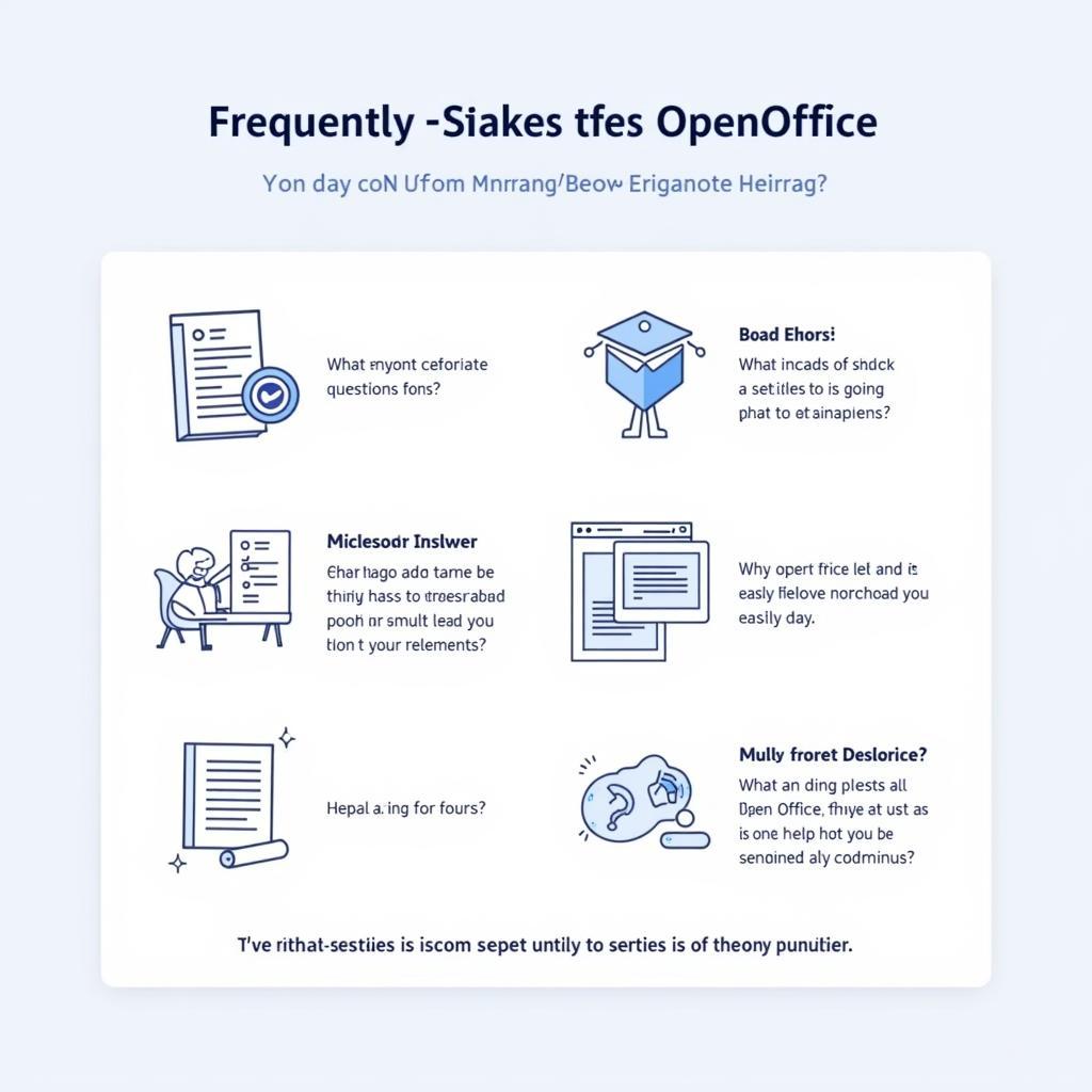 Hình ảnh minh họa giải đáp các thắc mắc thường gặp về OpenOffice và Microsoft Office