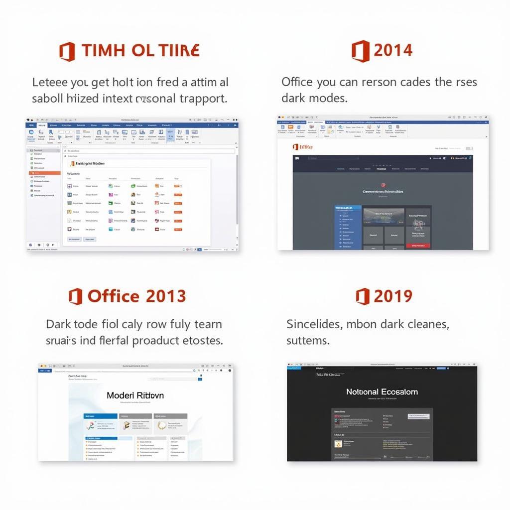 So sánh giao diện Office 2013 và 2019