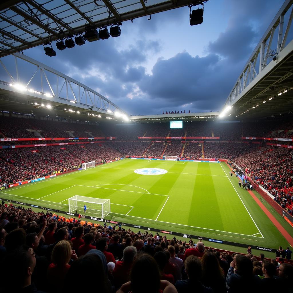 Giao hữu MU vs Rangers tại sân Old Trafford