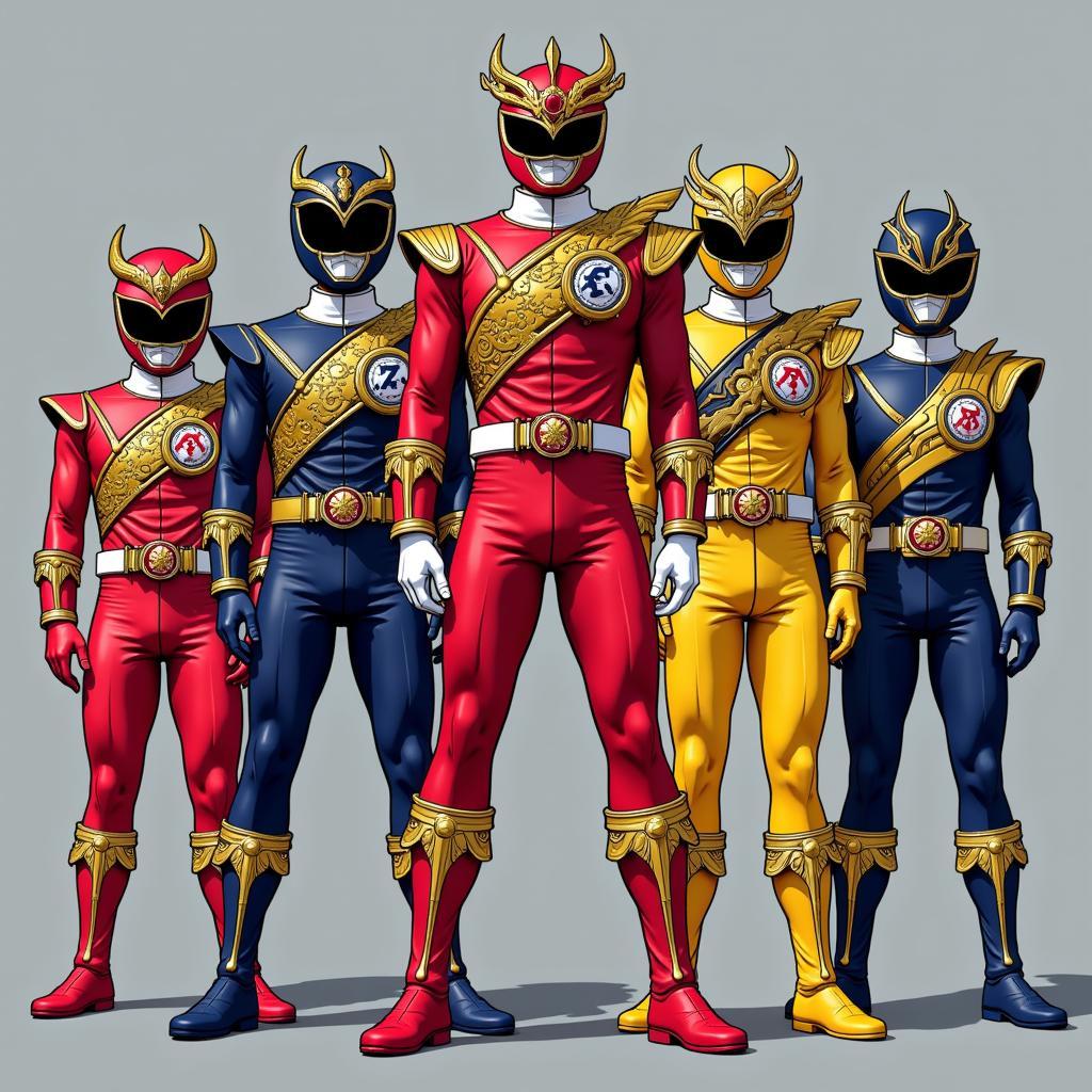 Gokaiger biến hình thành các chiến binh Super Sentai