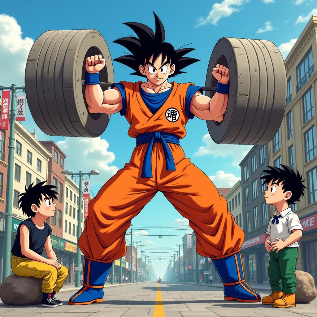 Goku Nâng Nặng Conan Nghi Ngợi