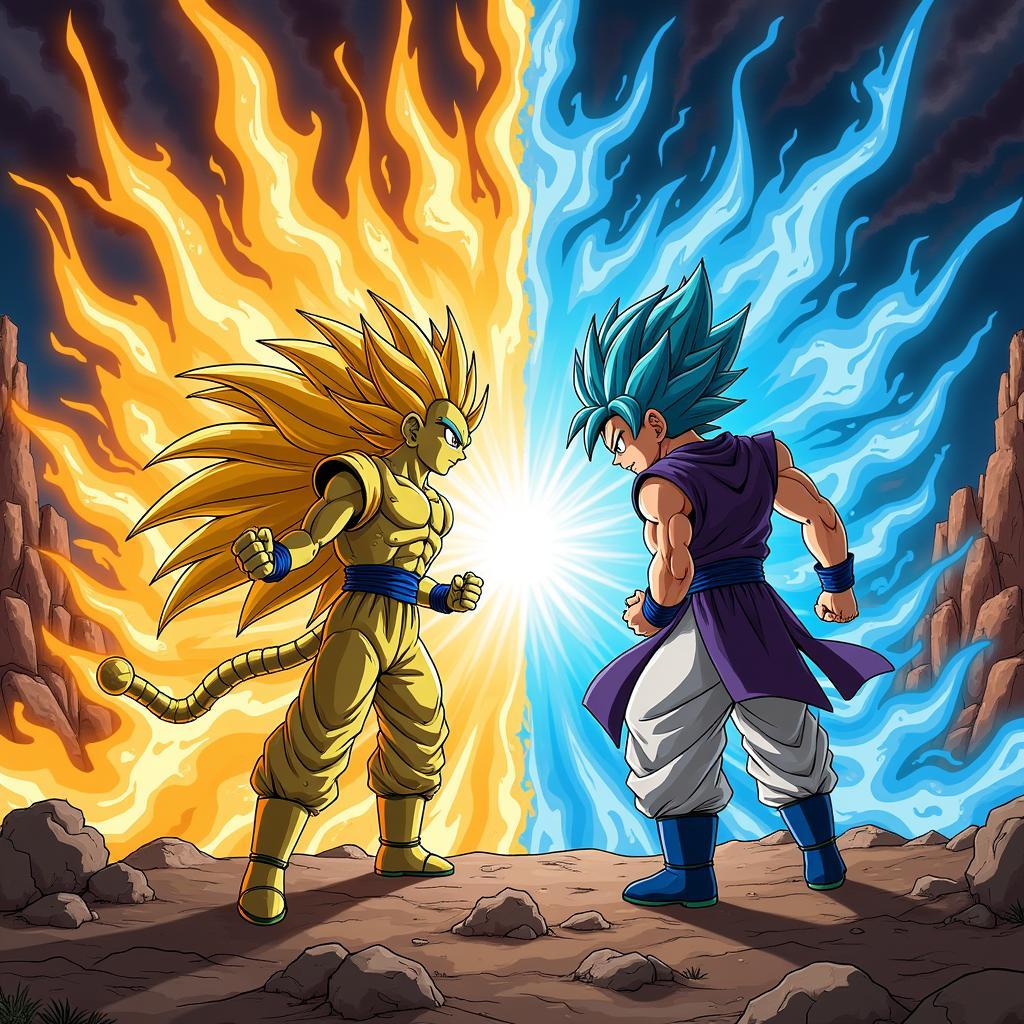 Goku vs GER Đối Đầu