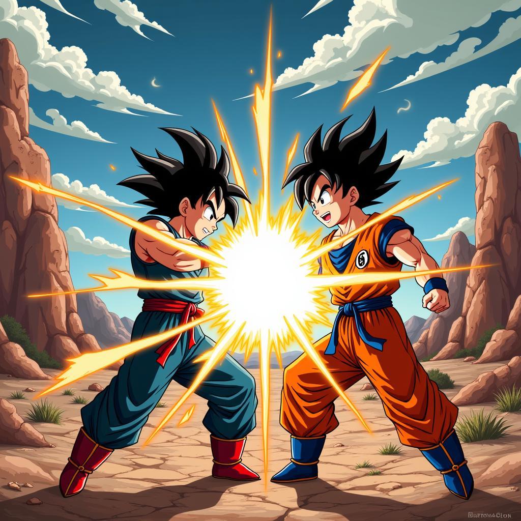 Goku vs Vegeta: Trận Chiến Đỉnh Cao