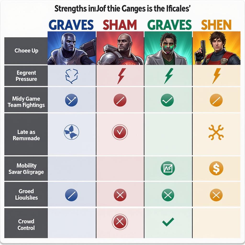 So sánh sức mạnh Graves vs Shen