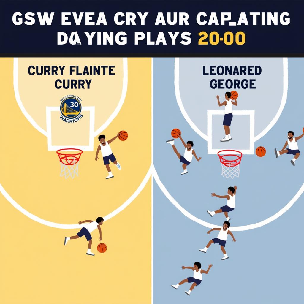 GSW vs LAC Tấn Công