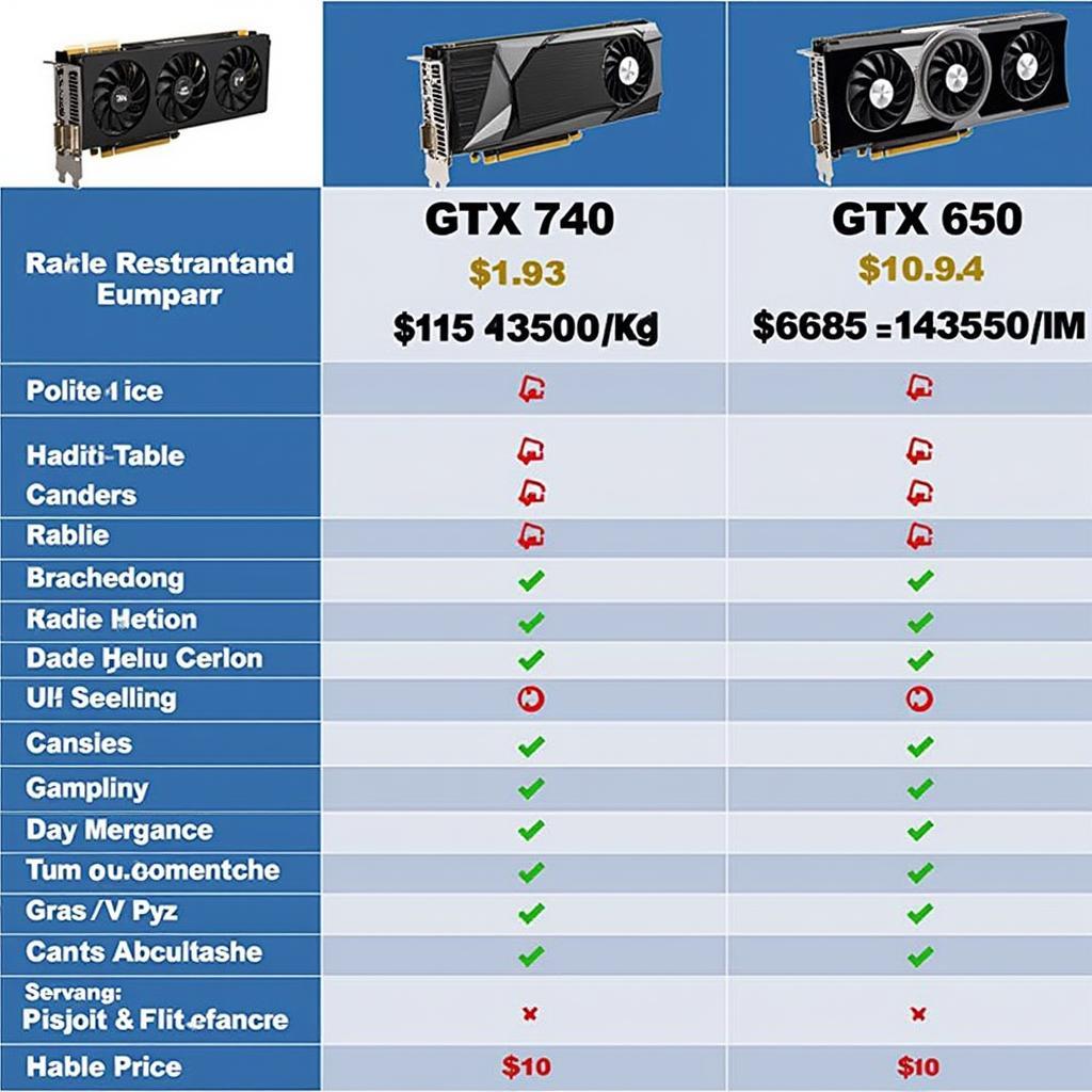 So sánh giá GTX 740 và GTX 650