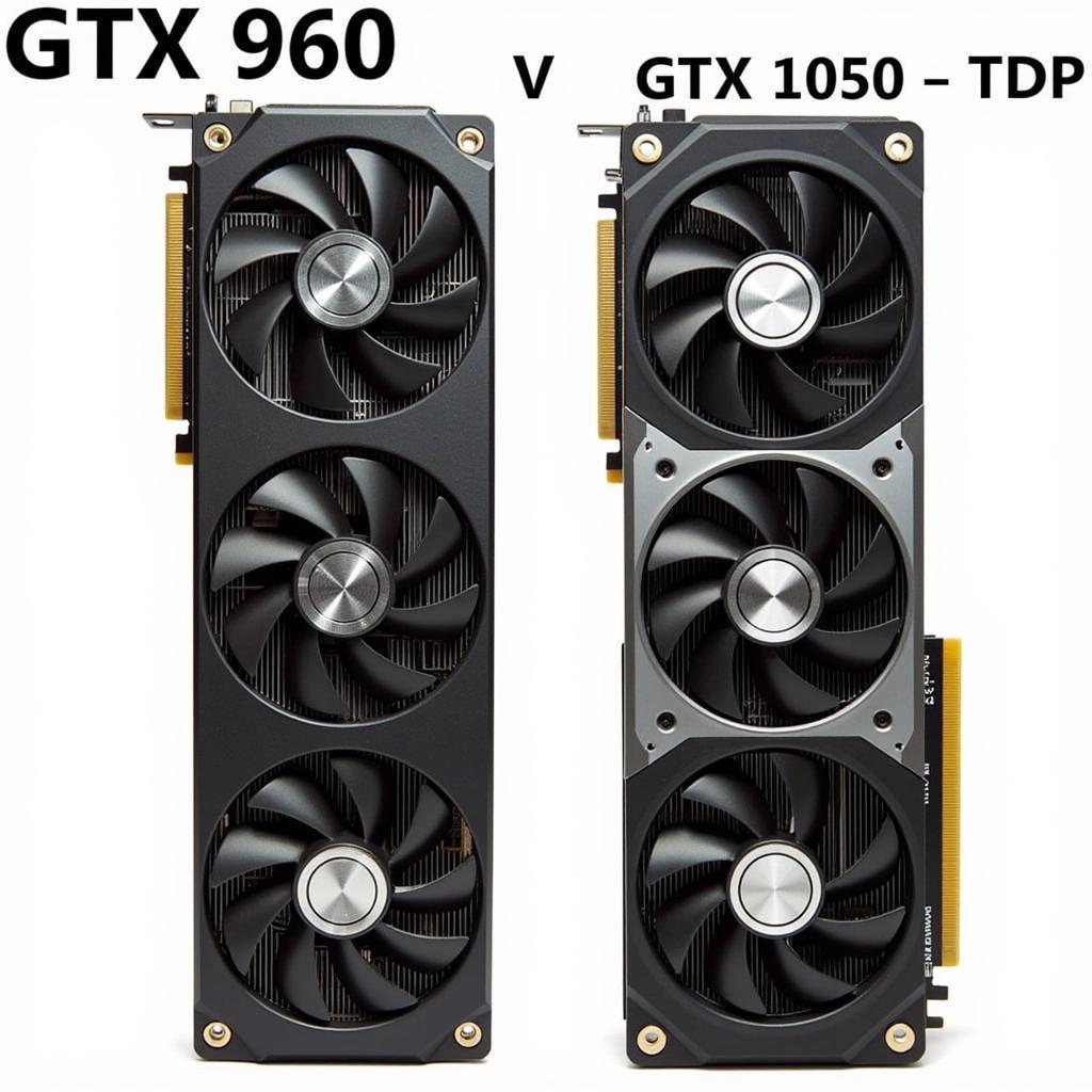 Hình ảnh so sánh GTX 960 vs GTX 1050