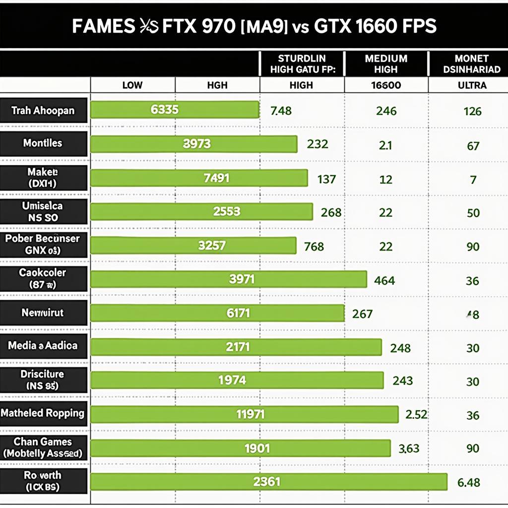 So sánh hiệu năng GTX 970 vs 1660 trong game